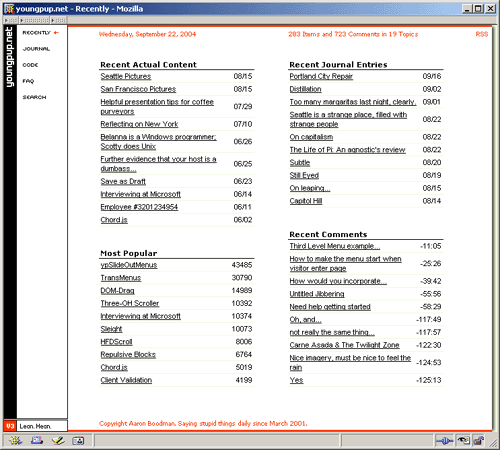 ���. 1. ������ �� �����-����������� �����. ��������: ������ � Mozilla 1.7.2; ����� � Opera 7.22.